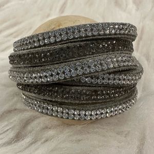 Rhinestone Wrap Bracelet